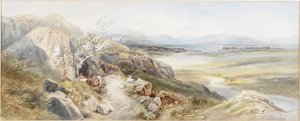 Banks of Locheal, Argyleshire by Thomas Miles II Richardson